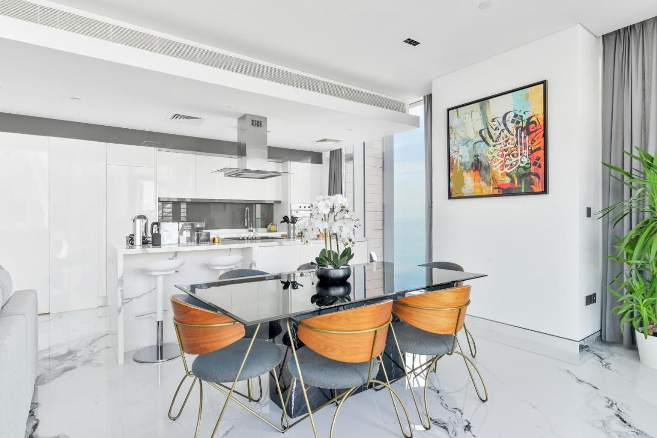 Luxurious 3 Bedroom W Maidroom In Bluewaters Island Dubai Exterior foto