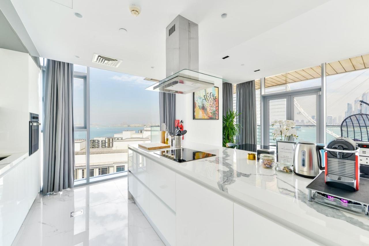 Luxurious 3 Bedroom W Maidroom In Bluewaters Island Dubai Exterior foto